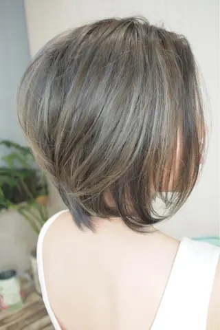 ミディアム 坂 直樹のヘアスタイル