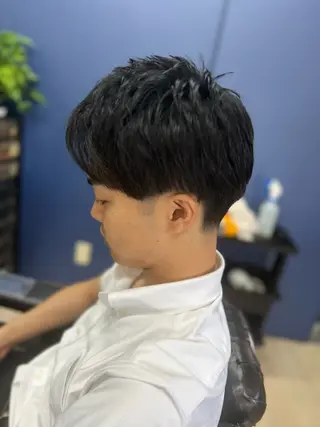 ミディアム メンズ 井尾 美空斗のヘアスタイル