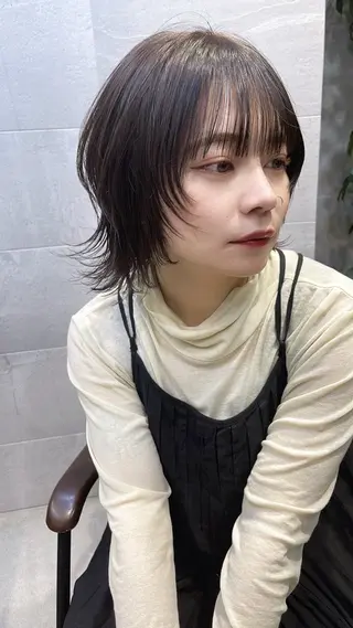 ショート ウルフカット/ ハッシュカット/山路のヘアスタイル