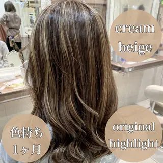 セミロング カラー 横山 直輝のヘアスタイル