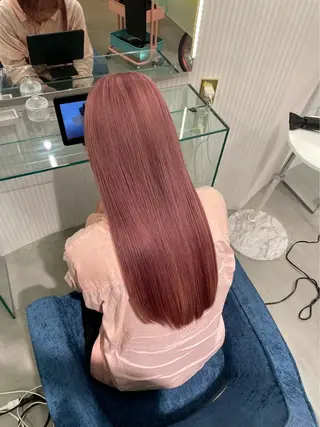 カラー 安井まゆ _Box mico.のヘアスタイル