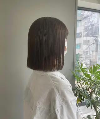 ミディアム ♡透明感/艶カラー/ M a I ♡のヘアスタイル