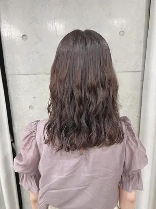 ミディアム パーマ ボブパーマコテ巻き風 パーマNo1深江秀平のヘアスタイル