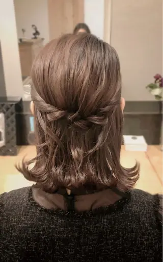 ミディアム 札幌円山ヘアメイク/ バーガスのヘアスタイル