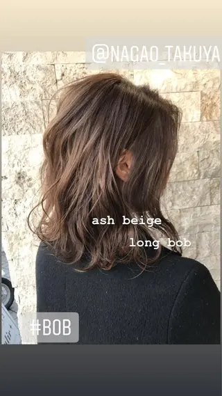 ミディアム カラー パーマ ヘアアレンジ メンズ キッズ ネイル マツエク・マツパ パーソナルカラー☆ 永尾拓也のヘアスタイル