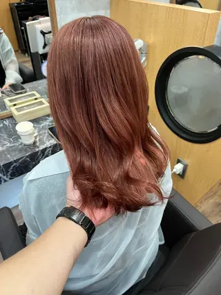 ロング 坂谷 BUCKS/縮毛矯正のヘアスタイル
