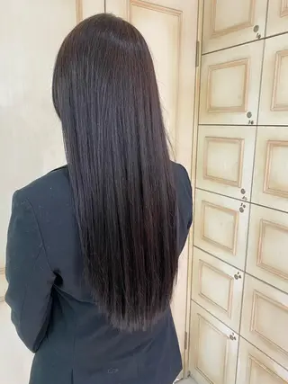 ロング カラー ヘアアレンジ 透明感カラー 古山 結季🌙🖤のヘアスタイル