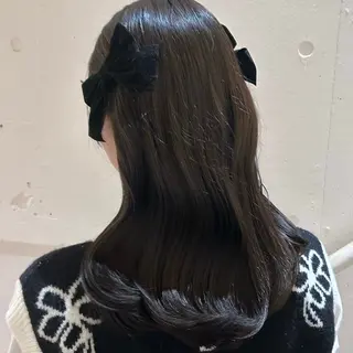 セミロング カラー レイヤー/艶カラー/ Natsuho💞のヘアスタイル