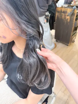 ロング カラー ✨カラー支持No.1 🧸ワキ カナコ🧸のヘアスタイル