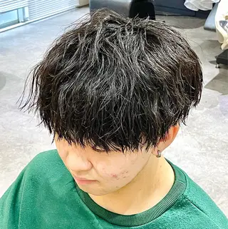 パーマ メンズ トレンドパーマ‼️ NAOKI💥のヘアスタイル