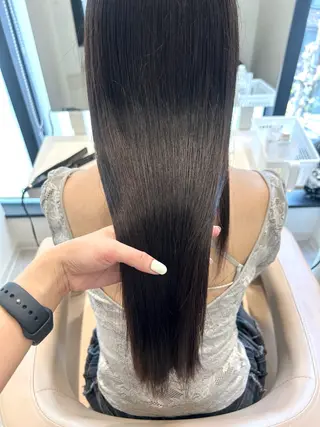 ロング 🤍垢抜け♡透明感 カラーmoeka🤍のヘアスタイル