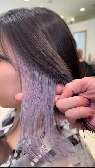 ショート カラー 【複雑履歴ブリーチ】 中村　玲仁のヘアスタイル