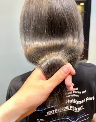 セミロング 樋富 優香のヘアスタイル