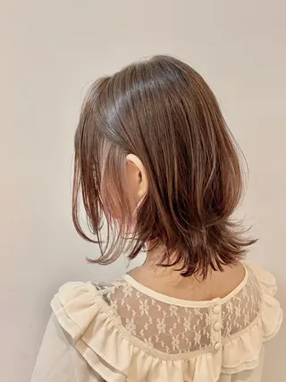 ミディアム カラー 根津 友輔のヘアスタイル