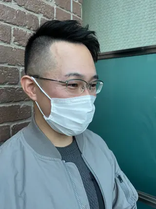 ショート メンズ 久木原 ゆりのヘアスタイル