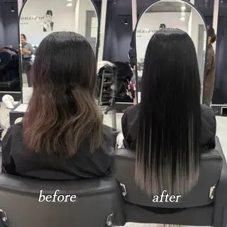 ロング カラー 🦋REISA🦋 エクステ×ハイトーンのヘアスタイル