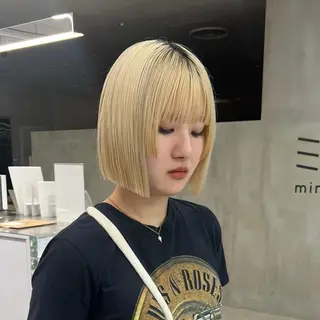 ショート 🎀ハイトーン特化/ 池袋/miyu🎀のヘアスタイル