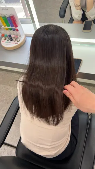 ロング 髪質改善ストレート Kantaのヘアスタイル