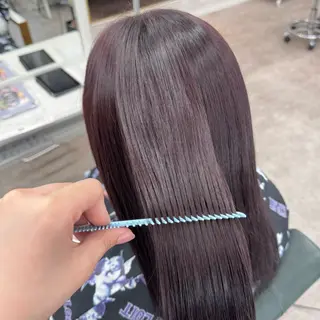 ロング カラー JUNSHIN🦋 ヘアセット／カラーのヘアスタイル