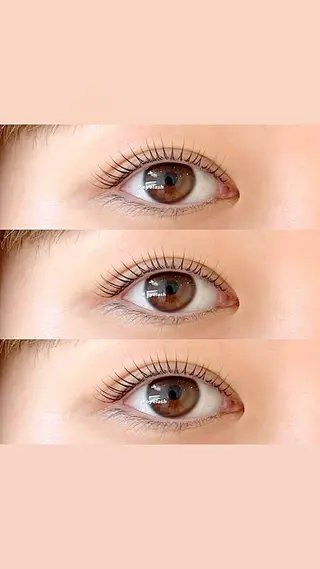 セミロング カラー パーマ ヘアアレンジ メンズ キッズ ネイル マツエク・マツパ アイブロウ 𝑹 eyelashのマツエク・マツパデザイン