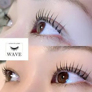 マツエク・マツパ brow&lash WAVEのマツエク・マツパデザイン