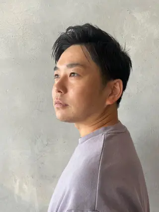 ミディアム メンズ 骨格補正カット✂︎ 🌟菅野陽介🌟のヘアスタイル