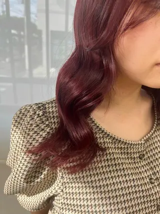 ミディアム たかはし るなのヘアスタイル