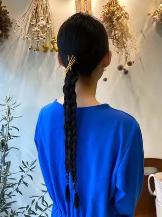 ロング non .のヘアスタイル