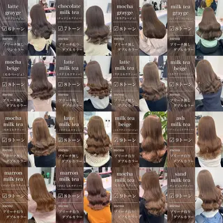 ロング カラー 💕コテ巻き風パーマ 💕KEIYA 💕のヘアスタイル