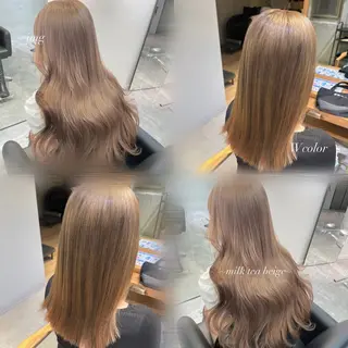 カラー 韓国レイヤー/艶髪 /miyu🩰🎀のヘアスタイル