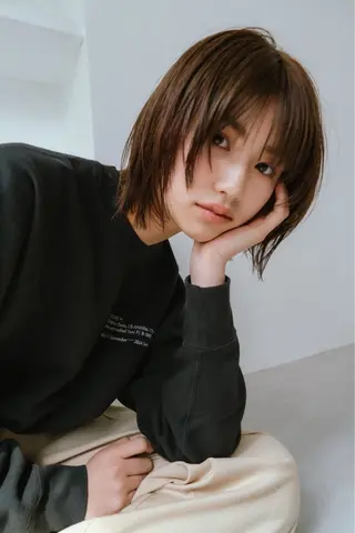 ショート YUJIN 似合わせメンズカットのヘアスタイル