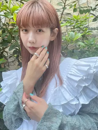 ロング カラー パーマ ヘアアレンジ メンズ キッズ ネイル マツエク・マツパ ニシダヒカリ🌙 髪質改善×似合わせのヘアスタイル