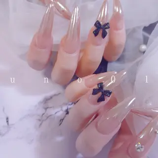 ネイル 梅田🦄中崎町🩵 u n o 0 1のネイルデザイン