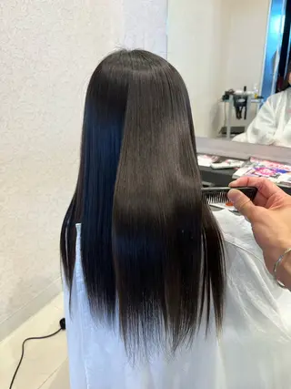 ロング ブリーチ/暖色カラー 宮城陽日のヘアスタイル