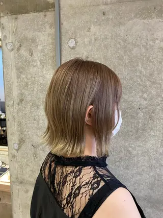 ミディアム 齋藤 椋哉のヘアスタイル