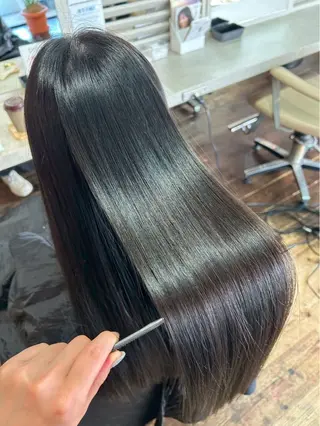 ロング カラー パーマ 💎髪質改善専門 jewel boxのヘアスタイル