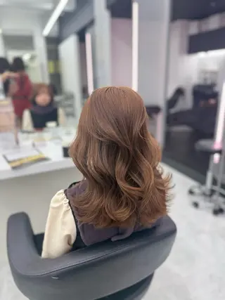 ロング カラー 🥂上品ワンホンヘア 🥂nozomiのヘアスタイル
