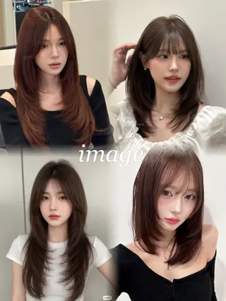 ロング こはな🎀梅田🎀 透明感カラー💖のヘアスタイル