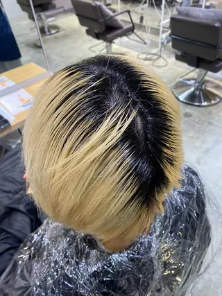 カラー カットモデル FILMSりくのヘアスタイル