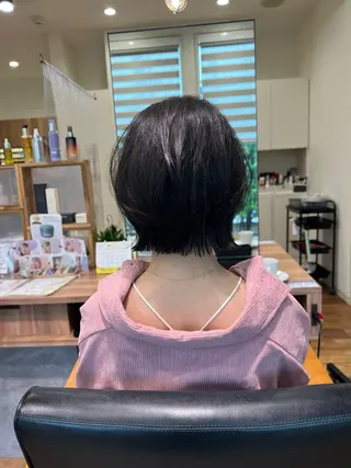 ミディアム 大川 優佳のヘアスタイル