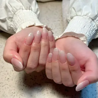 ネイル GALLARIA Elegante 緑のネイルデザイン