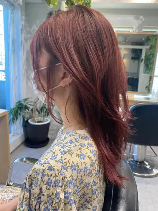 ロング カラー パーマ ヘアアレンジ ツヤ髪 /髪質改善 松岡将太郎のヘアスタイル