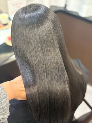 セミロング 韓国×髪質改善カラー 💎hinaのヘアスタイル