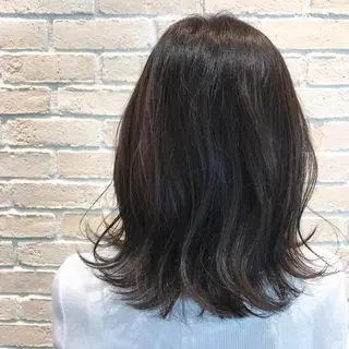 ミディアム カラー 再現性◎✨艶髪🔆 川﨑友稀のヘアスタイル