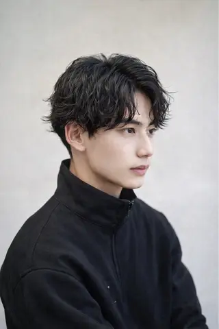 パーマ メンズ manami/ ショート/メンズのヘアスタイル