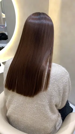 ロング 美髪矯正 吉岡柊斗のヘアスタイル
