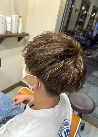 ショート カラー メンズ 村田梨乃/ minim hairのヘアスタイル
