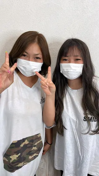 セミロング カラー 🐆アンドウ チカコ🦓のヘアスタイル
