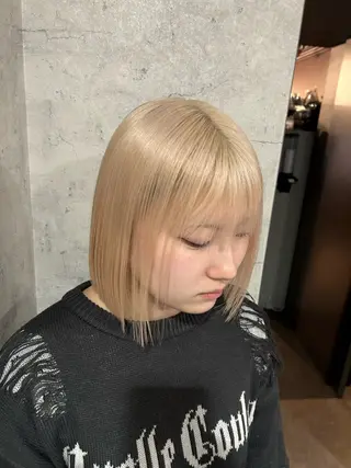 ミディアム カラー エクステ×ハイトーン 🌈KEISUKEのヘアスタイル