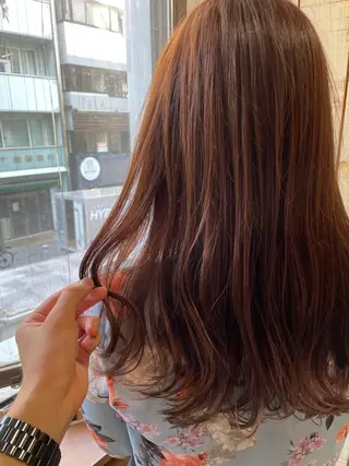 ロング 福田 ジュンキのヘアスタイル